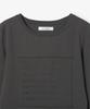 MILLO WOMEN Layered Lettering T-Shirt [Charcoal]