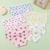 Women's Mid-Waist Japanese Style Strawberry Cotton Underwear - Breathable and Comfortable