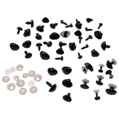 20-50 Set/Beutel Acryl Dreieckige Faden-Accessoires für DIY Bär Hase Haustier Puppennase