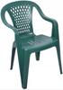 Diamond Forest Green Plastic Garden Chair