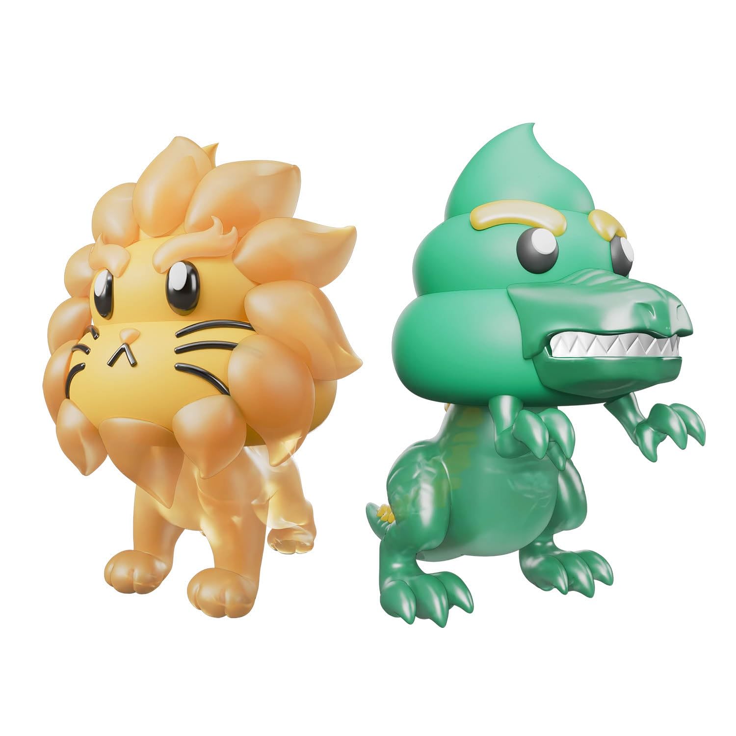 

Clay Model Kit Animal Poop Set 2 - Tyrannosaurus & Lion