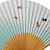 Painted Folding Made In White Goldfish Scented High-quality Fan, Japan, Bamboo, Medium-sized Engraving, Pearlescent, Design,