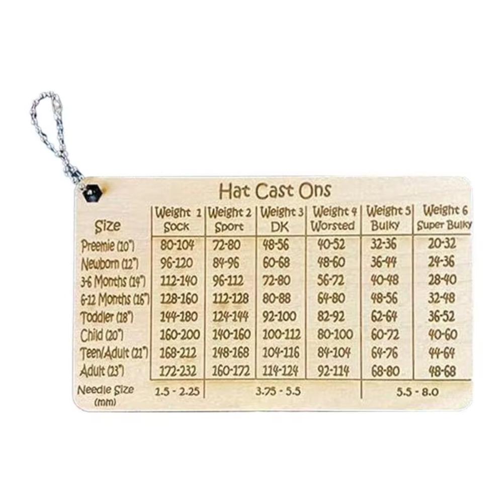 

Вимірювальна лінійка Капелюх Набір петель Інструмент для схеми Легкий калькулятор петель Інструмент для визначення щільності в язання для кількості петель