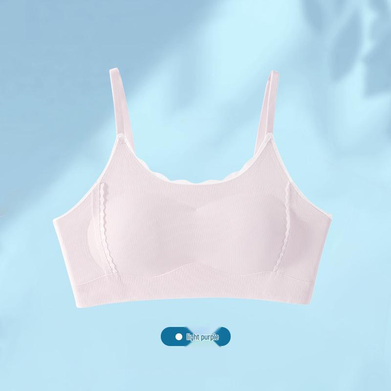 Girls' Seamless Sports Bra - Puberty Stages 2 & 3 Shockproof Vest
