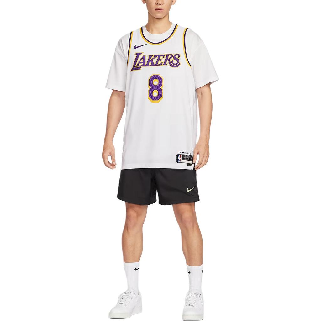 Nike Association Edition NBA Kobe Bryant 8 Los Angeles Lakers Breathable Athletic Slim Fit Sleeveless Basketball Jersey Men Jersey DM5911-102