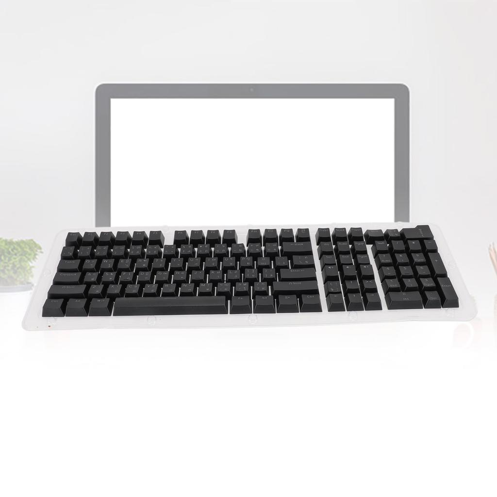 Thai Keyboard Keycaps 113 Keys Minimalist Mechanical Keyboard Keycaps for 61 64 68 84 87 96 98 100 104 108 Keys Keyboards
