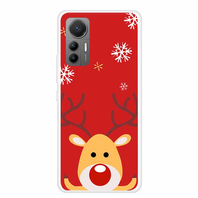 For Xiaomi Redmi K50 Ultra Case Christmas Soft Silicone Back Cover Phone Case for Redmi K50 Extreme Edition Clear Cartoon Funda