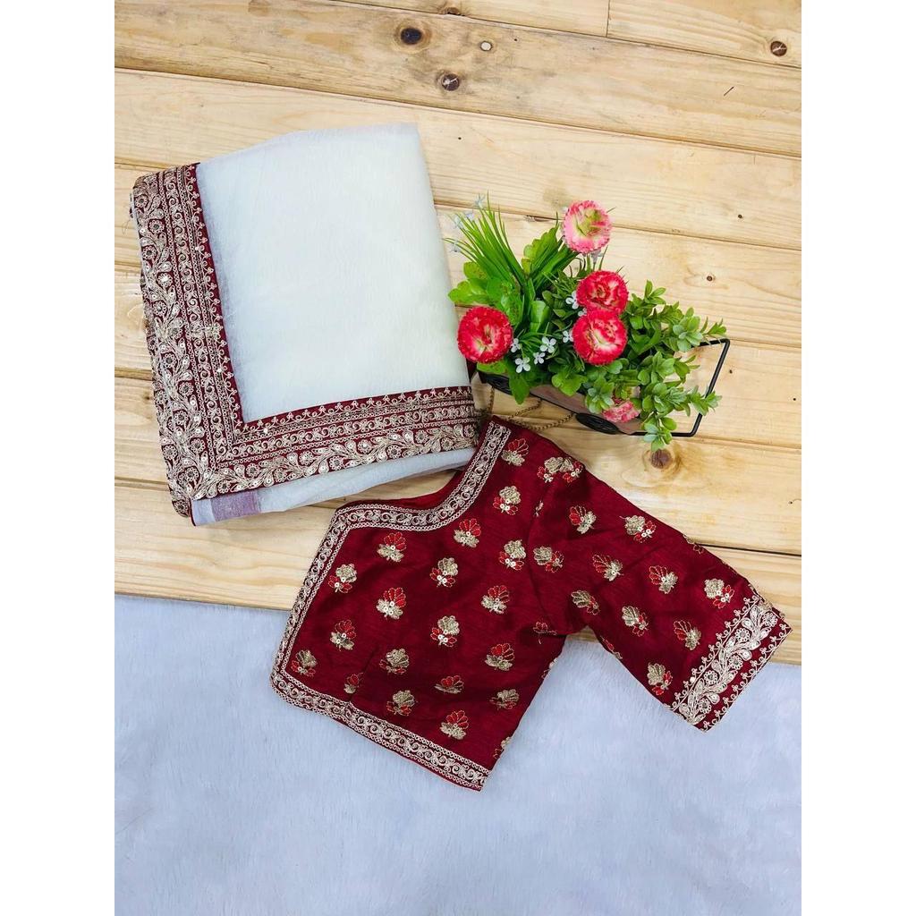 NEUER START – BANARASI CRUSH DESIGNER-SAREE