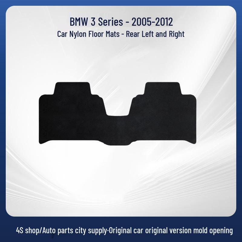 Wear-Resistant Nylon Floor Mats for BMW 3 Series (2005-2012) - Comfortable Car Interior Accessories