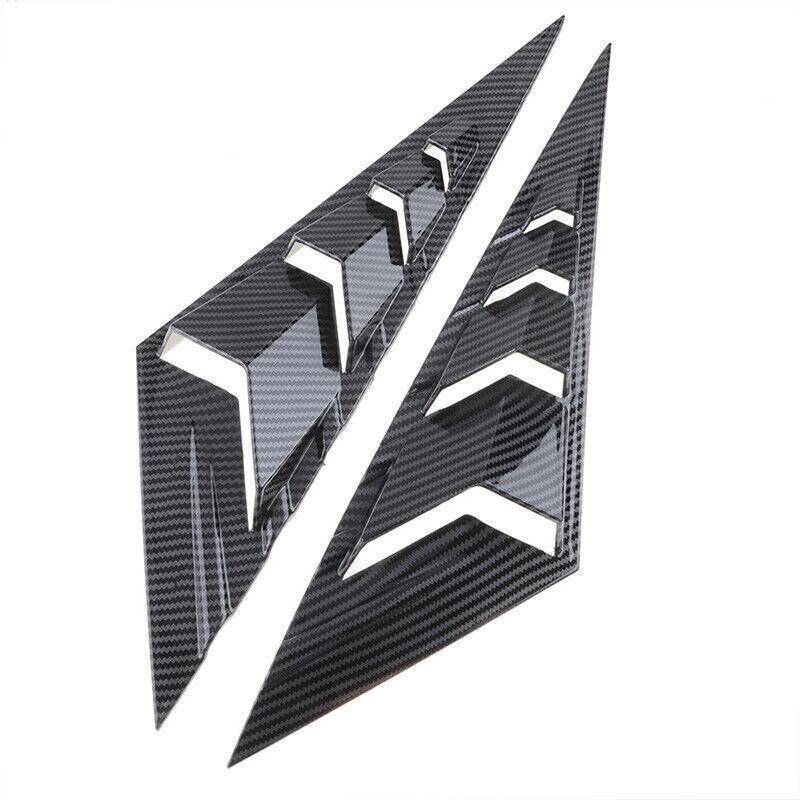 For Hyundai Elantra   ABS Plastic Window Quarter Louver Scoop Cover Side Vent Shutter Trim Car Adhesive Accessories