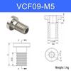 Vacuum Suction Cup Connector VM-G1 Threaded Barb Pneumatic Nozzle Adapter