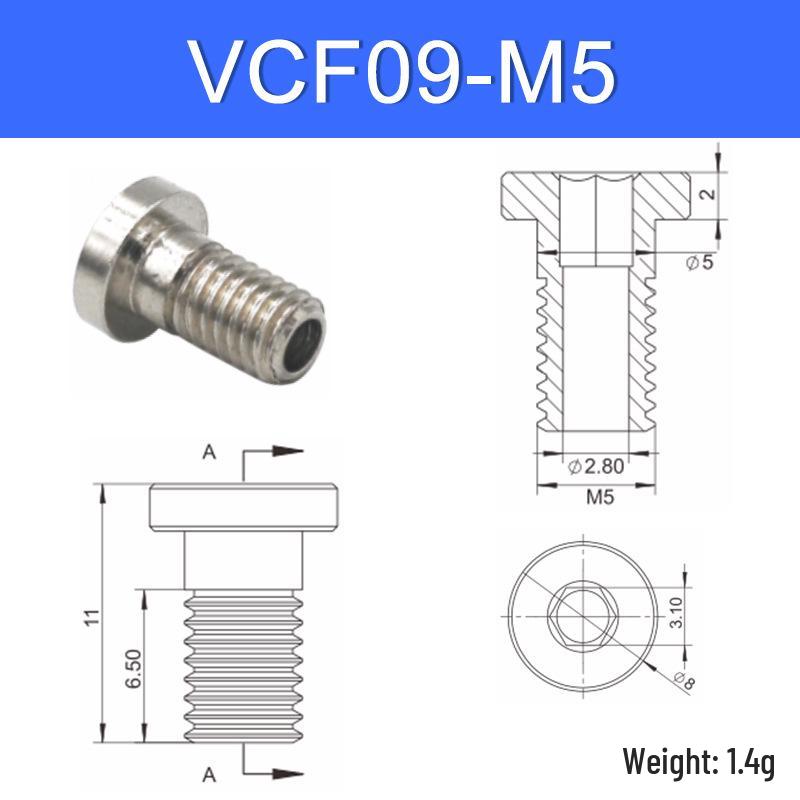 Vacuum Suction Cup Connector VM-G1 Threaded Barb Pneumatic Nozzle Adapter