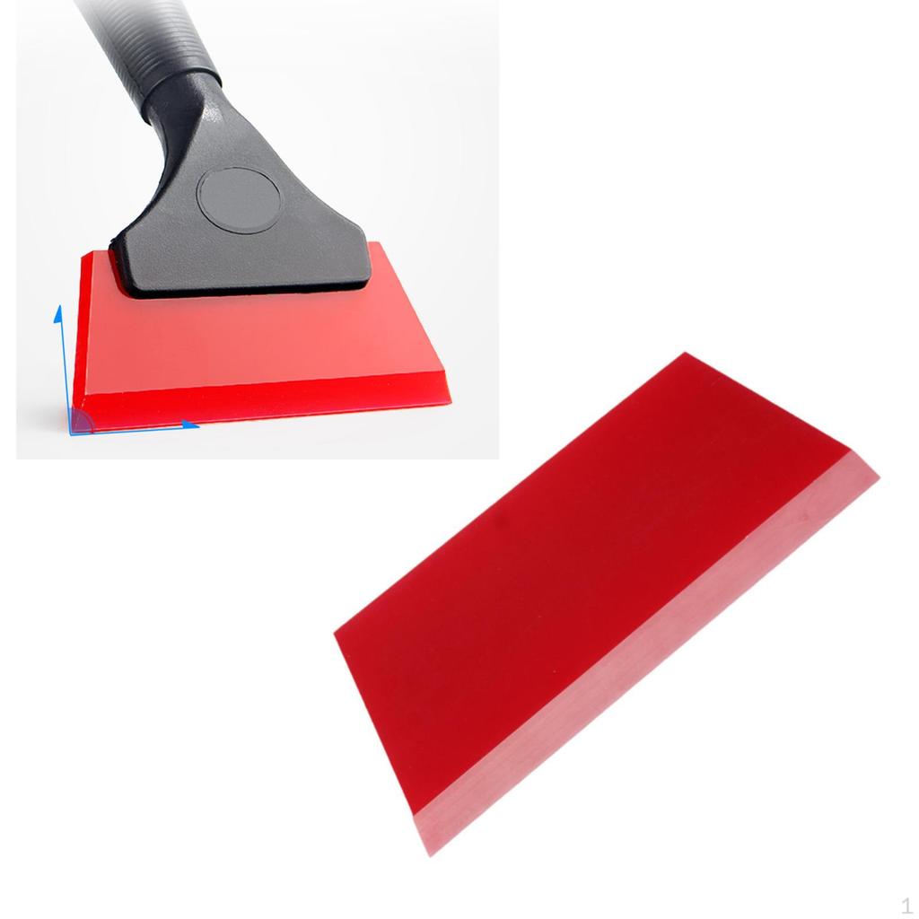 Rubber Squeegee Replacement Head Accessories Wear Resistant Parts Portable Window Tint Tool for