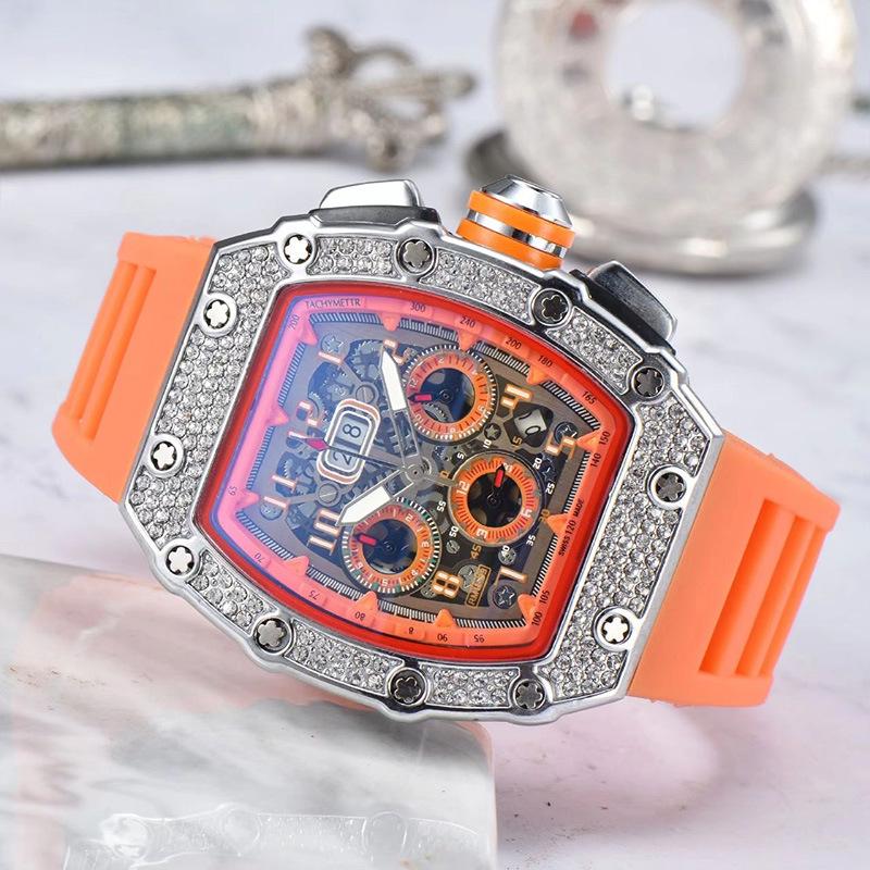 Barrel-Shaped Quartz Watch with Multifunctional Design and PU Strap
