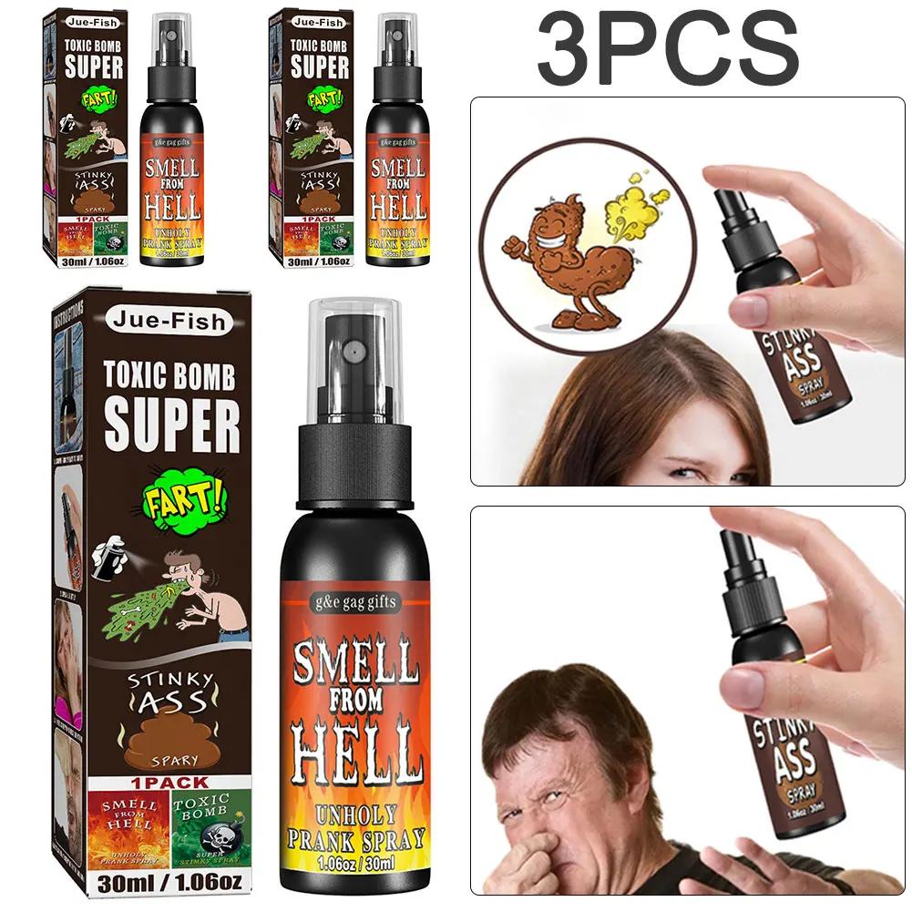 180-30ml Fart Gag Spray Prank Joke Plastic Smelly Stinky Gags Party Supplies Spray Can Stink for Adults Kids Non Toxic for Party