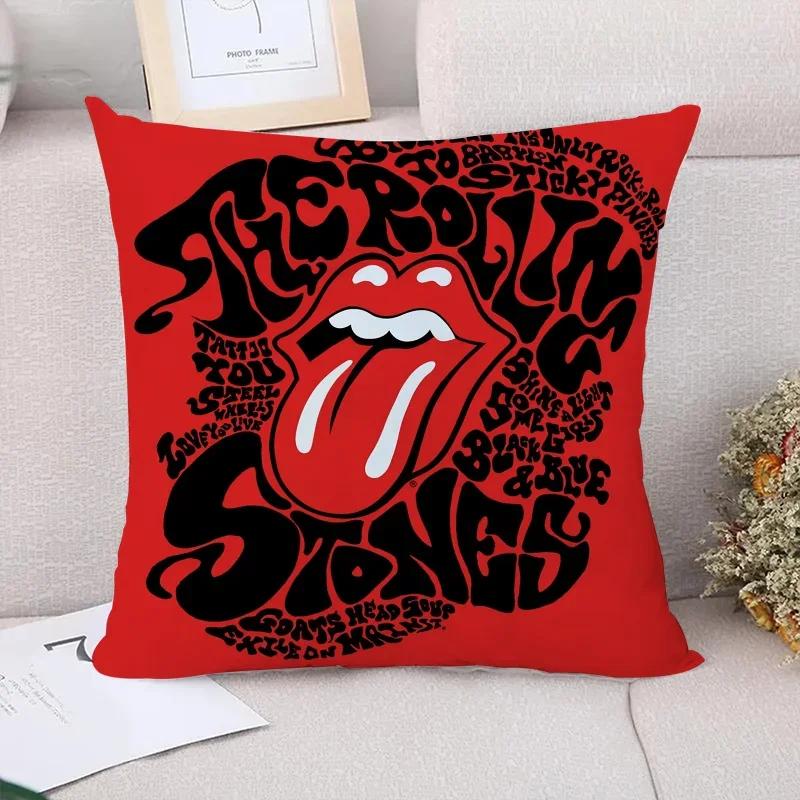 

Декоративные подушки для дивана Rolling Stones Наволочка x Пара Подушка Наволочки x x Чехлы для подушек Кровать 40x40cm