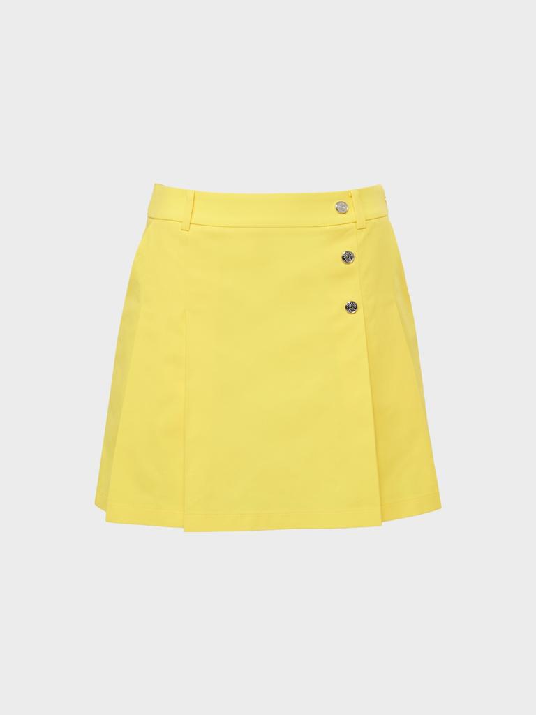 PIRETTI Elite Variation Pleated Culottes W_Yellow