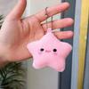 Block Cat Square Cat Plush Keychain Soft Fluffy Calico Cat Plush Toy Orange Cat Stuffed Animal Kitten Plush Doll Keyring