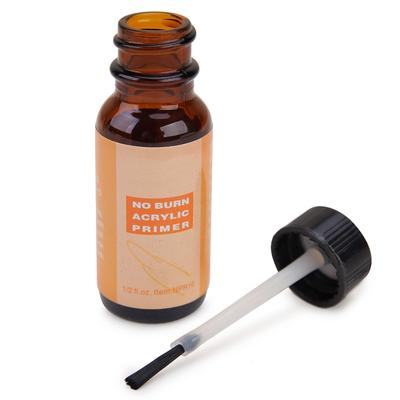 1 Şişe 0.5Oz Yanık Olmayan Akrilik Astar Nail Art İpuçları Baz Işık Kokusu Nail Art Aracı