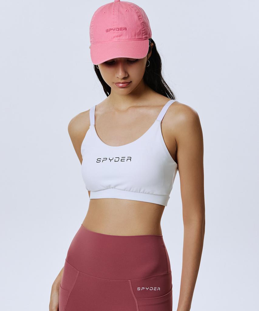 SPYDER Women'S All Day Lettering Bra Top Spjfcnbr252Wwht