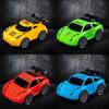 Inertia Cartoon Graffiti Offroad Car Toy With Doublesided Stunt Flip For Kids Play And Development