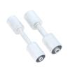 Straight Aluminum Beadlock Splice Fitting 3 Available Sizes #6 #8 #10 for Auto A/C Reduced Barrier Hose Retrofit