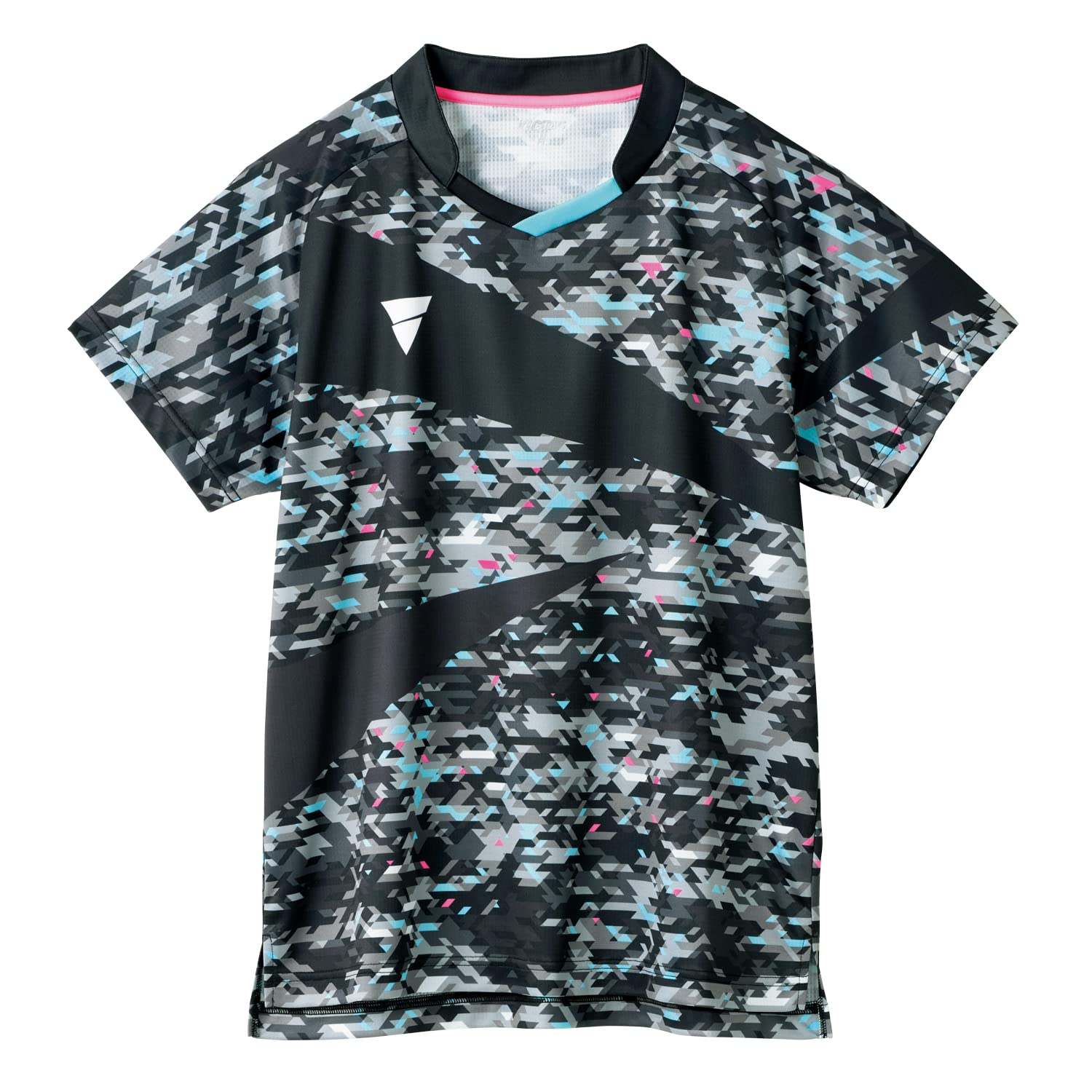 

Victorus Table Tennis Game Shirt Officially Licensed by the Japan Table Tennis Association Black Size 51221 V-GS240, (JTA), Unisex, (1000), 2XS,