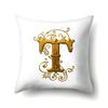 Polyester Pillow Case Car Decoration Home 26 English Letters Printed Car Waist Cushion Pillow Case