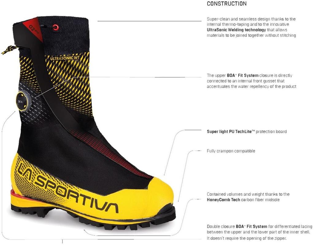 Обувь для треккинга La Sportiva G2 EVO black/yellow