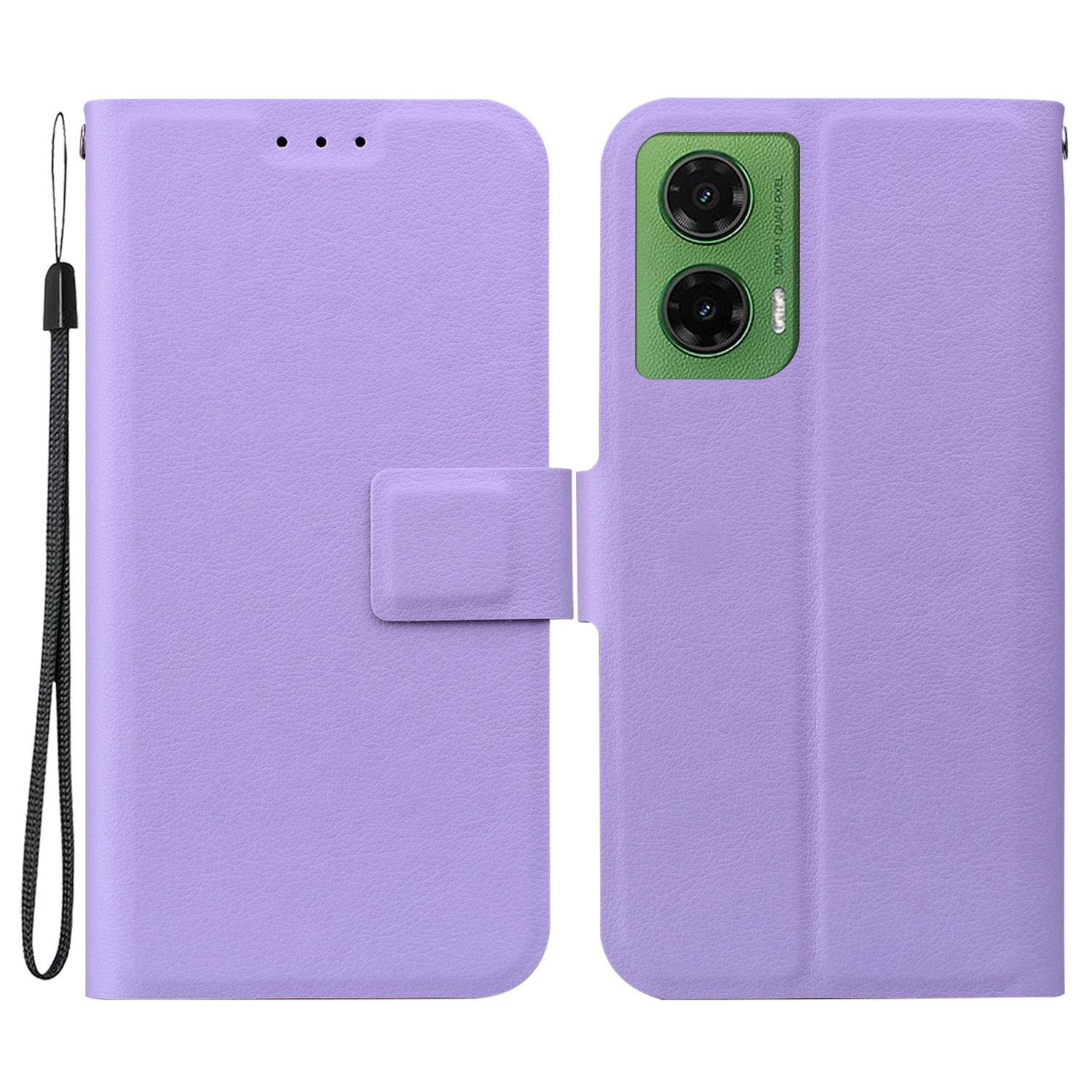 

For Motorola Moto G35 5G Case Ultra-Thin PU Leather + TPU Phone Cover with Card Slot A
