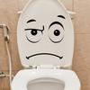Funny Wall Sticker Bathroom Toilet Decor Living Room Cabinet Refrigerator Home Decoration Decals Stickers