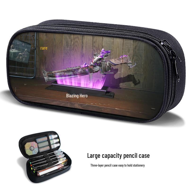 Peace Elite Multifunktionales Federmäppchen für Jungen - U-Bahn PUBG Design, Ideal für Grund- und Mittelschüler