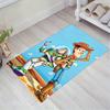 1pc Toy Story Pattern Area Rug Soft Flannel Floor Mat for Living Room,Office,Bedroom and Carpet,Sofa Coffee Table Floor Mat