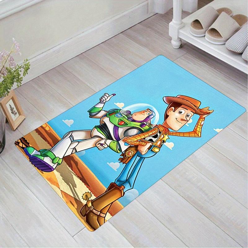 

1pc Toy Story Pattern Area Rug Soft Flannel Floor Mat for Living Room,Office,Bedroom and Carpet,Sofa Coffee Table Floor Mat 60cm by 90cm