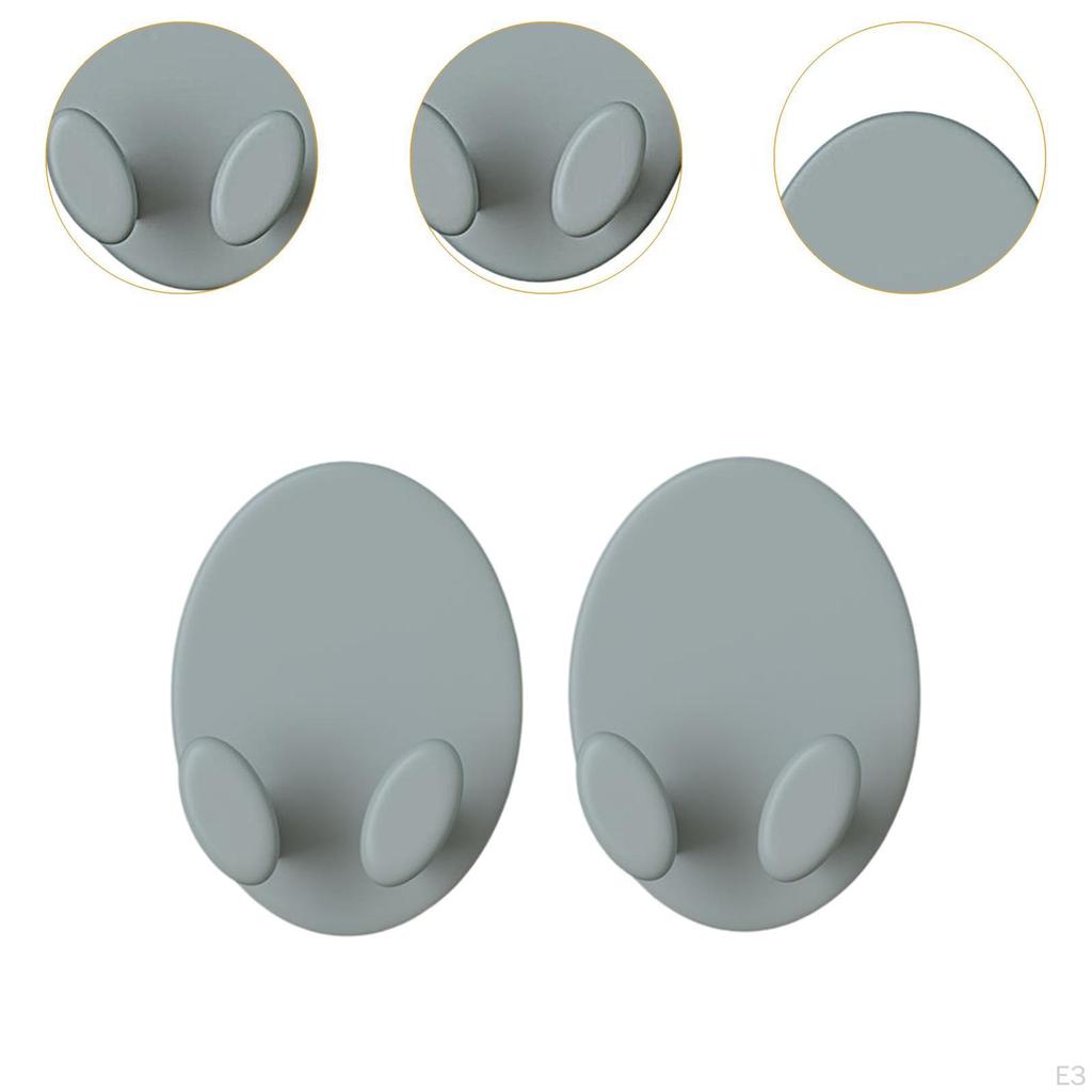 2 Parts Badminton Racket Hook Wall -mounted Racks Easy To Install.