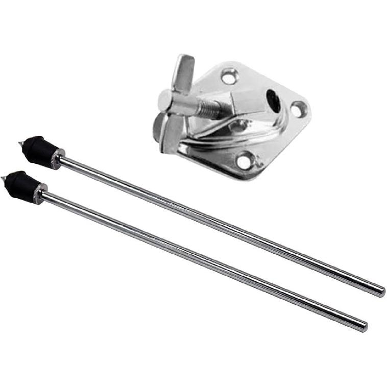 Kick Drum Legs Drum Feet Percussion Instrument Anti Skid Parts Bass Drum Stand Legs Drum Stands Bracket for Drum Accessories, 1 Set
