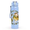 1PC Wreath Forest Fairy Art 750ml Color Plastic Sports Water Bottle Leakproof Flip Straw Lid Suitable for Sports Office Home Use