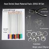 DIY Colored Pencil Heat Shrink Sheet Set for Beginners