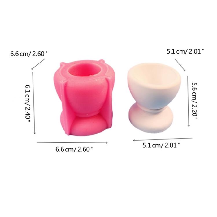 Eggs Shaped Candlestick Molds for Making Candlestick Tealight Holder