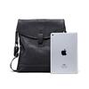 SCHWARZETIENNE Men's Genuine Leather Vertical Shoulder Bag