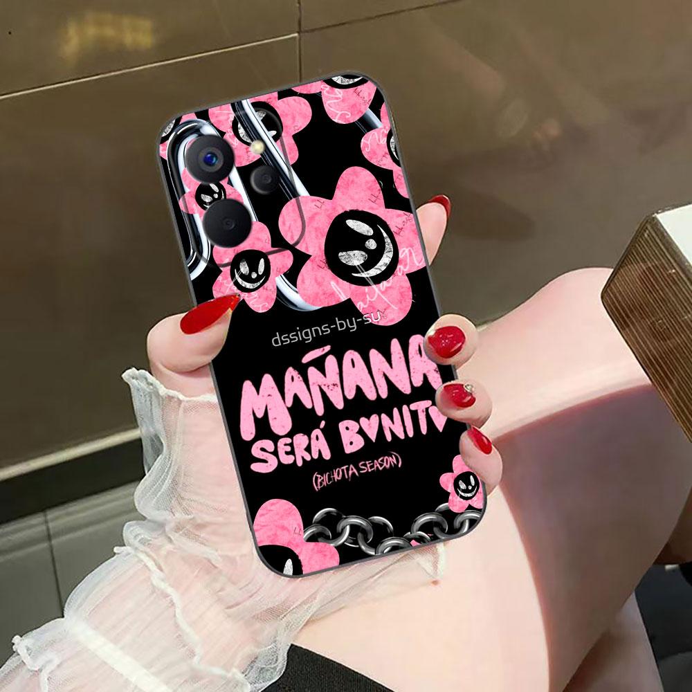 Étui de téléphone Sera B-Bonito Manana K-Karol G Pour Realme C75 C71 C65 C63 C55 C53 C35 C33 C30 C21 7 6 5 GT NEO 2 NARZO 50 X50 Étui