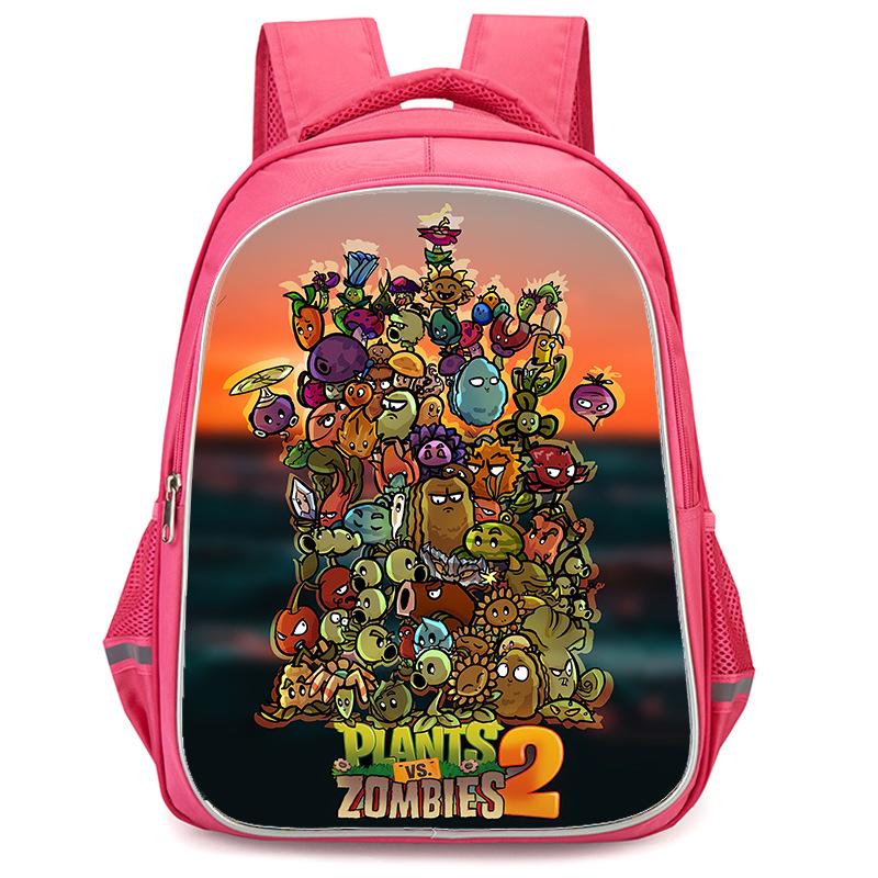 Plants Vs. Zombies Plants Vs. Zombies Anime Backpack Student Bag