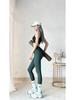 Lulu Elastic Fitness Pants: Women's Quick-Drying, Hip-Lifting Yoga and Running Tights for Spring and Summer.