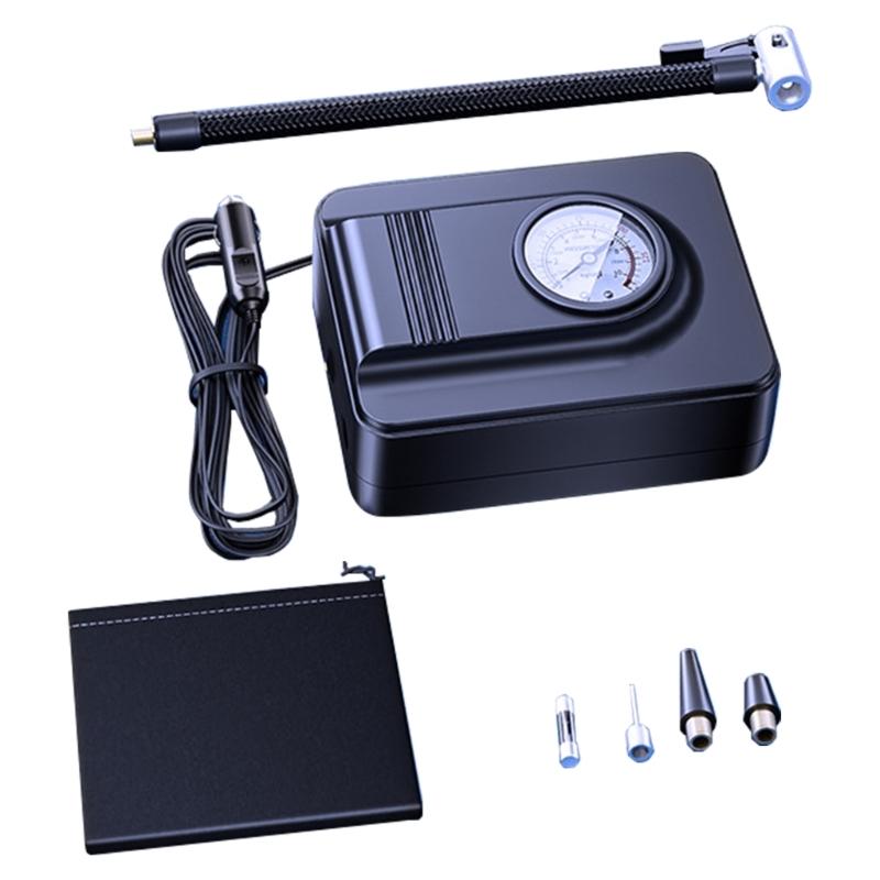 

Digital/Pointer Type Tire Inflator Portable Motorcycle Air Compressor Air Pumps with Flashlight Portable Tire Inflator