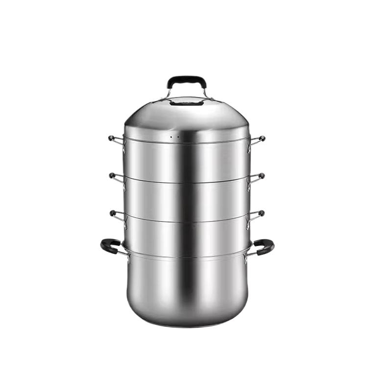 Sule 304 Stainless Steel 4-Layer Steamer Pot, 26CM