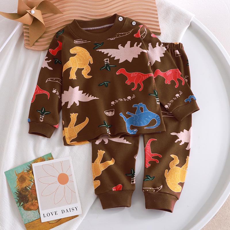 Pure Cotton Baby Boys' Autumn Trousers and Underwear Set