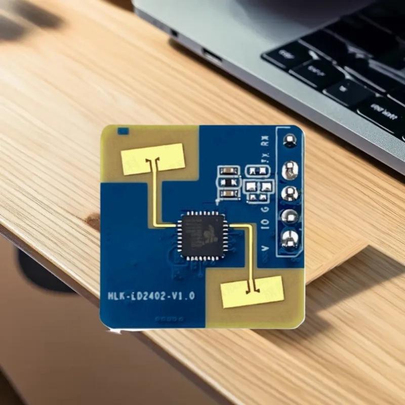 Human Presence Detection AIoT Millimeter Sensor with GPIO | UART Interfaces, HLK-LD2402 24G Radar Module (1 or 2 Packs)