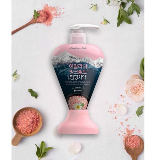 Himalayan Pink Salt Pump Toothpaste Floral 285g | Fresh Breath & Gentle Care