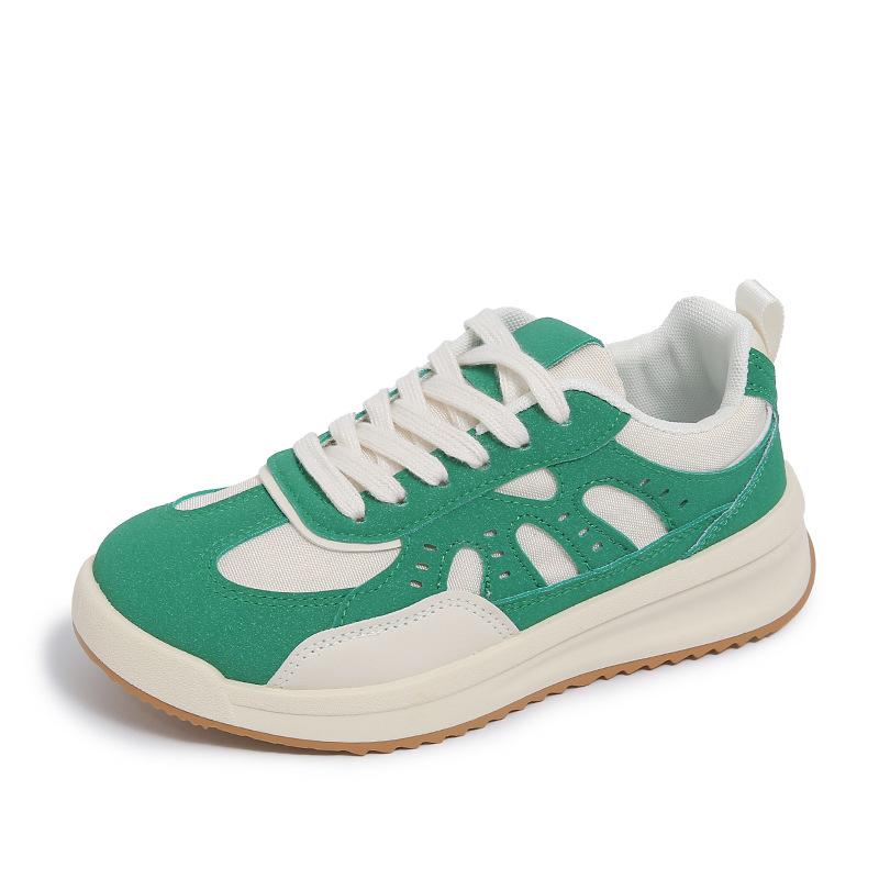Little White Shoes Women's Spring New Ins Female Students' Leisure Through the Net Versatile Board Shoes Street Auction AG
