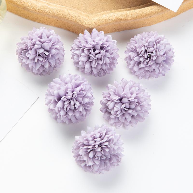 5/10pcs Silk Hydrangea Wedding Garden Roses Arch Home Decora Festival Wreaths Fake Plants Artificial Flowers Ball Chrysanthemum